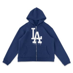 Los Angeles Dodgers LOGO Full-Zip Hoodie