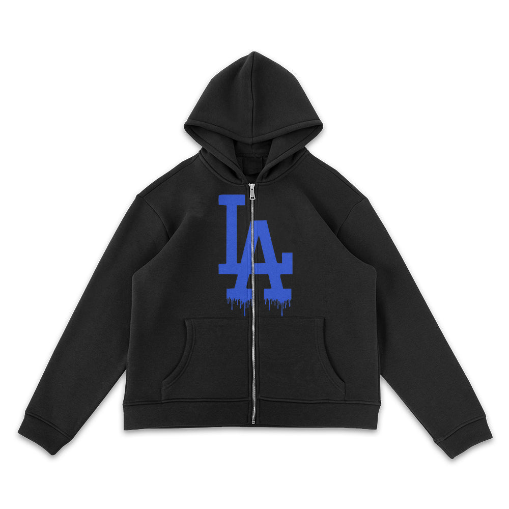 Los Angeles Dodgers LOGO Full-Zip Hoodie