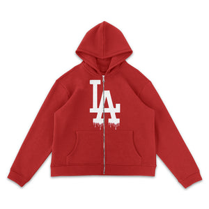 Los Angeles Dodgers LOGO Full-Zip Hoodie