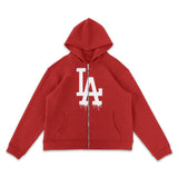 Los Angeles Dodgers LOGO Full-Zip Hoodie