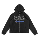 Los Angeles RAMS Full-Zip Hoodie - Supporting LA