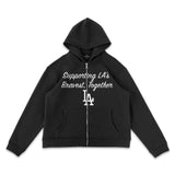 Los Angeles Dodgers Full-Zip Hoodie - Supporting LA