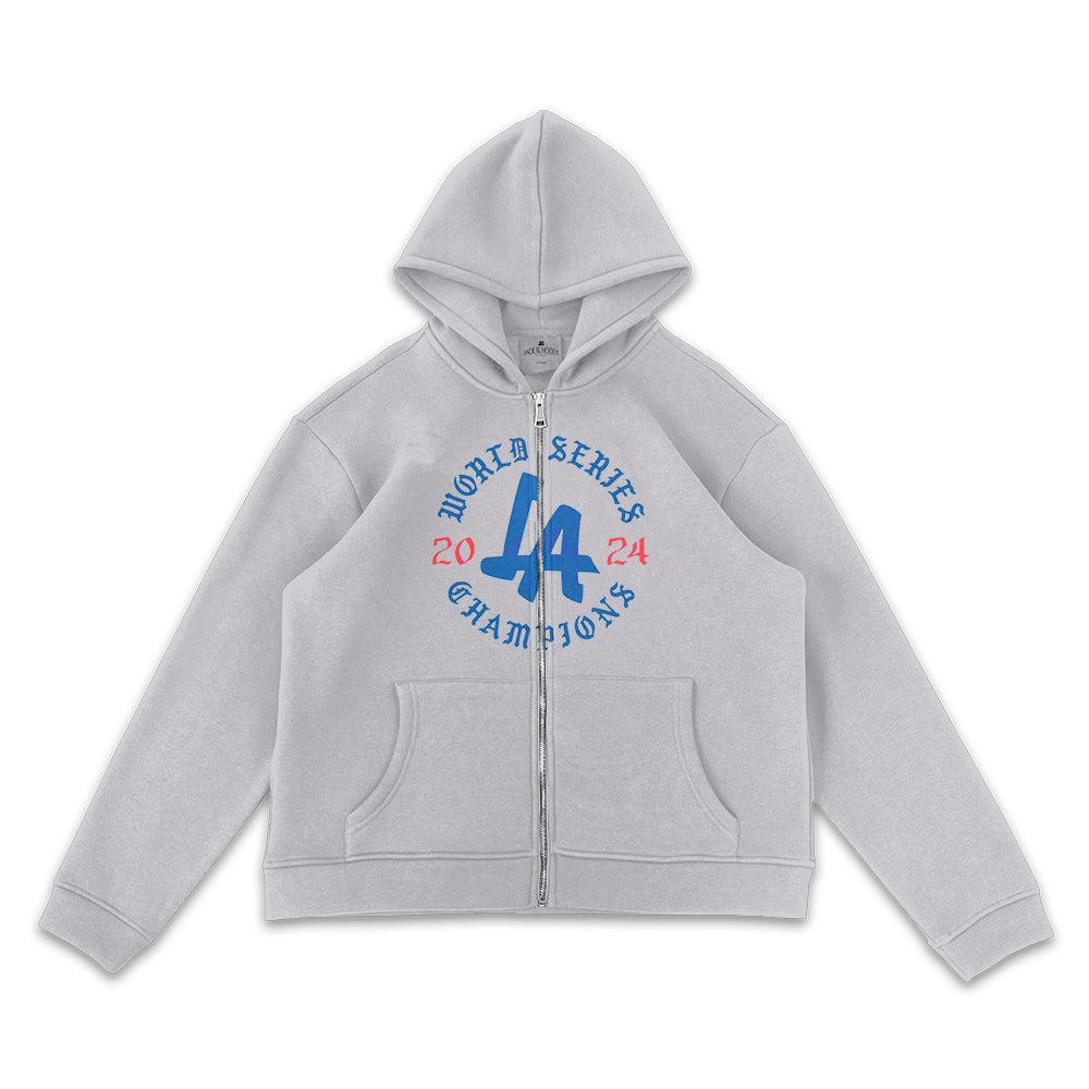 Los Angeles Dodgers 2024 World Series Champions Full-Zip Hoodie