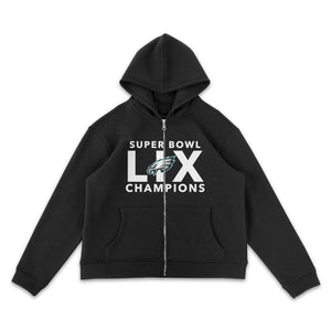 Philadelphia Eagles LIX Superbowl Champions Full-Zip Hoodie