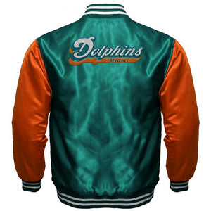 Miami Dolphins Starter Locker Full-Snap Jacket