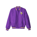 Minnesota Vikings Lightweight Bomber Jacket – NFL Bomber Jacket - Clubs Varsity