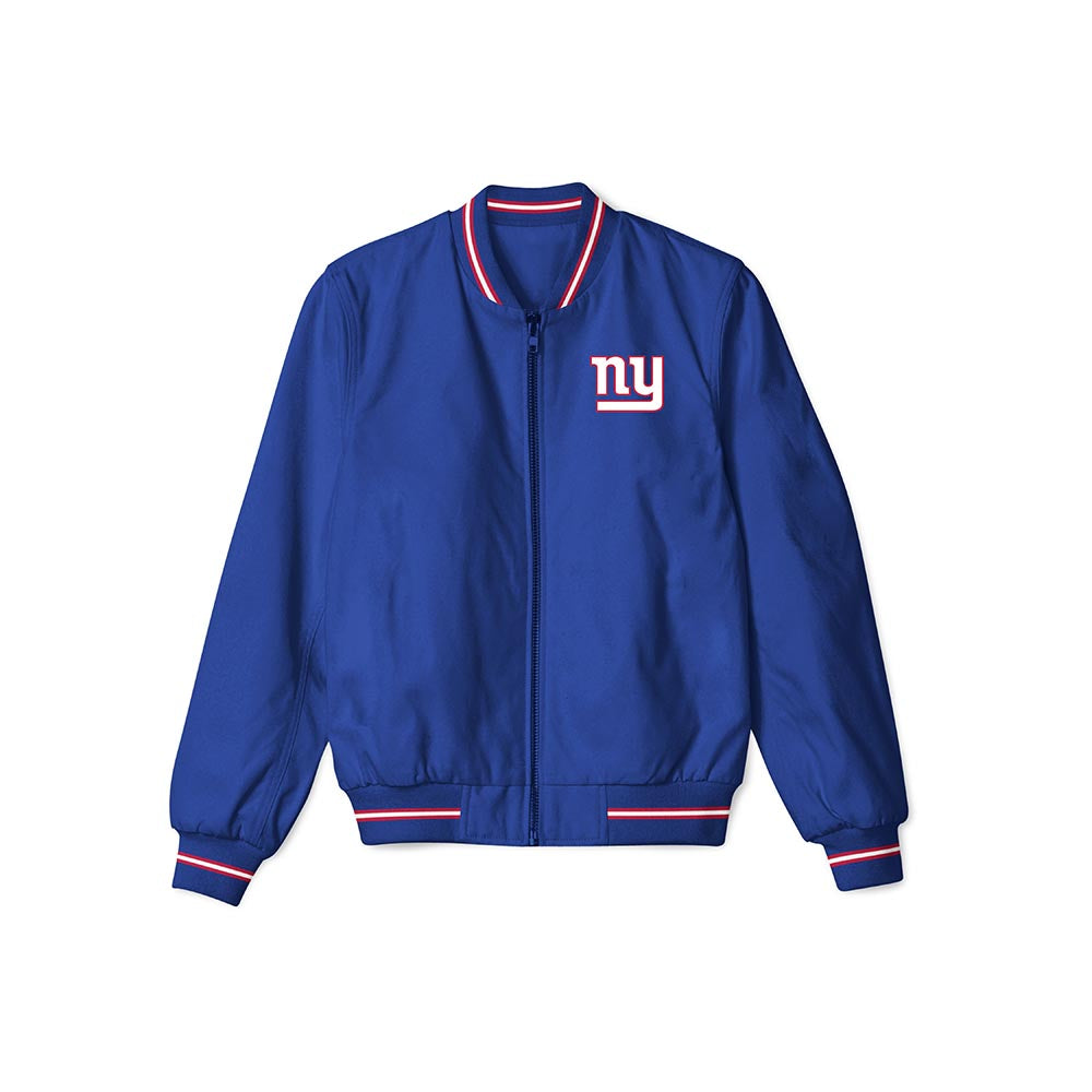 New York Giants Lightweight Bomber Jacket – NFL Bomber Jacket - Clubs Varsity