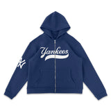 New York Yankees Wordmark Full-Zip Hoodie