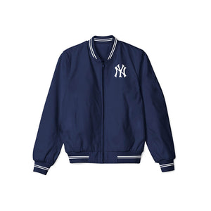 New York Yankees Navy Blue Bomber Jacket – Classic Lightweight Sportswear with Iconic Team Logo