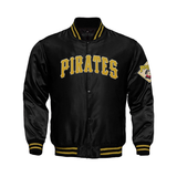 Pittsburgh Pirates Starter Locker Room Satin Varsity Full-Snap Jacket