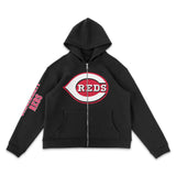 Cincinnati Reds Logo Full-Zip Hoodie