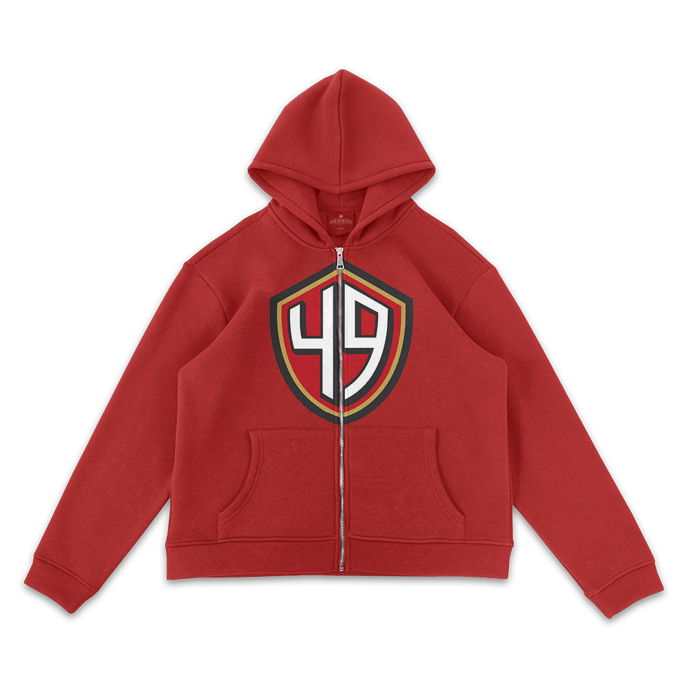 San Francisco 49ers Sheild Logo Full-Zip Hoodie