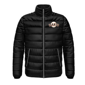 San Francisco Giants Vintage Logo Puffer Jacket - MLB Puffer Jacket - Clubs Varsity