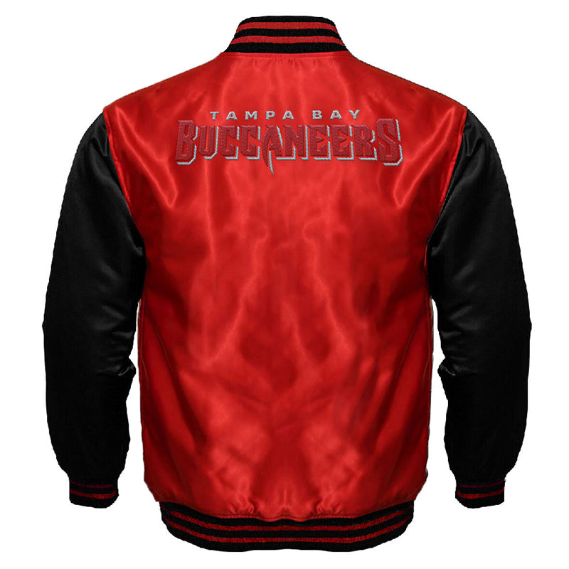 Tampa Bay Buccaneers Satin Varsity Full-Snap Jacket