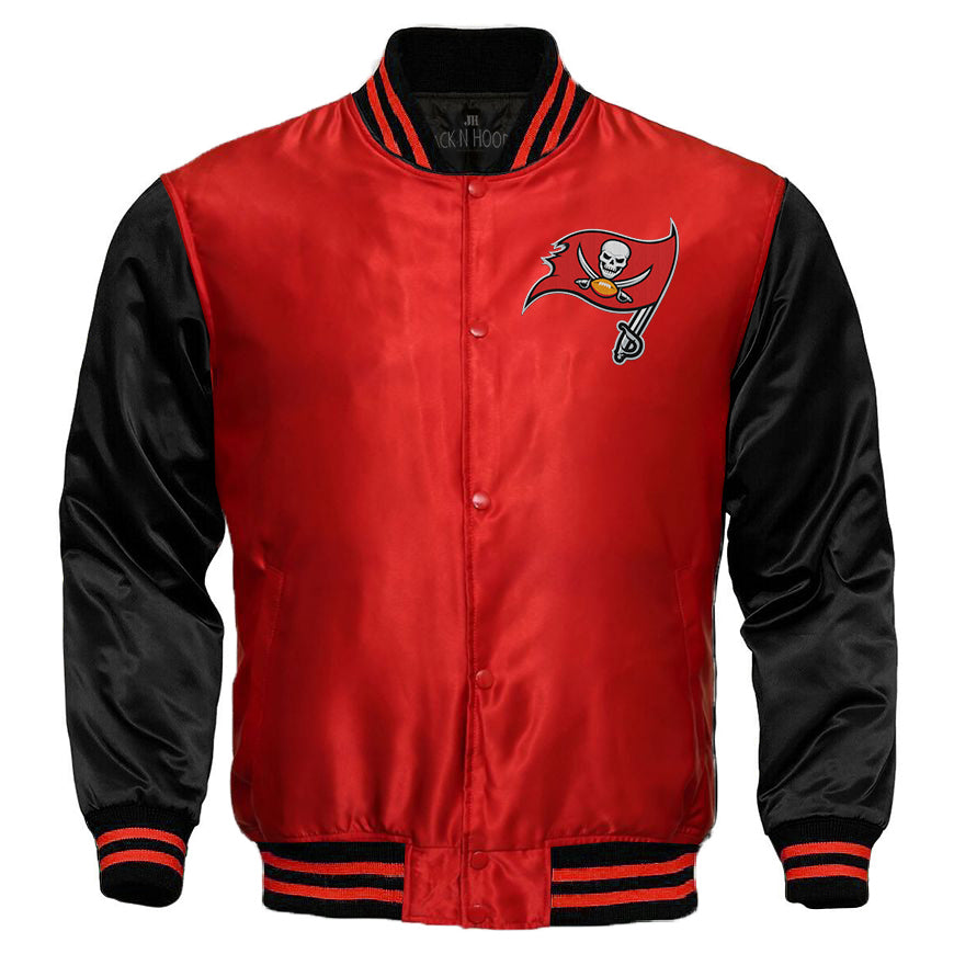 Tampa Bay Buccaneers Satin Varsity Full-Snap Jacket