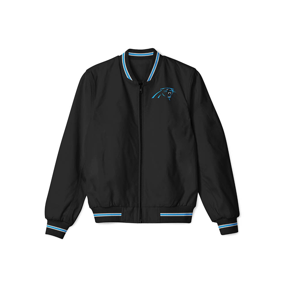 Carolina Panthers Lightweight Bomber Jacket – NFL Bomber Jacket - Clubs Varsity