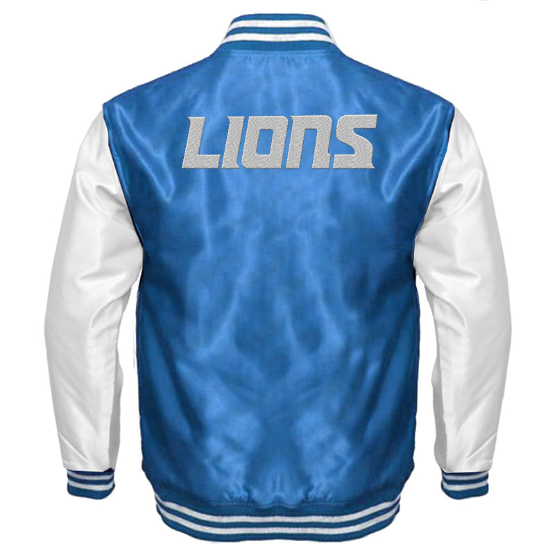 Detroit Lions Starter Varsity Full-Snap Jacket