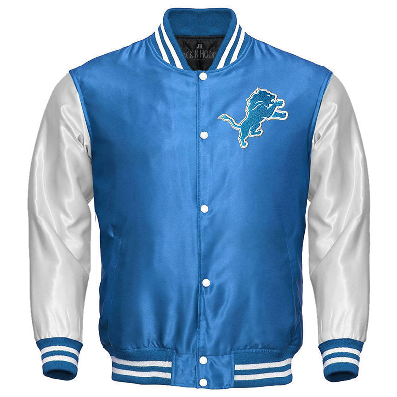 Detroit Lions Starter Varsity Full-Snap Jacket