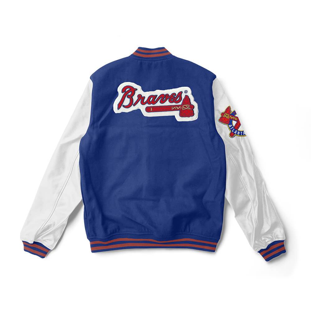 MLB Atlanta Braves Black Bomber Jacket - Maker of Jacket