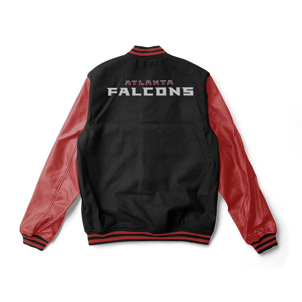 Atlanta Falcons Varsity Jacket - NFL Letterman Jacket - Jack N Hoods