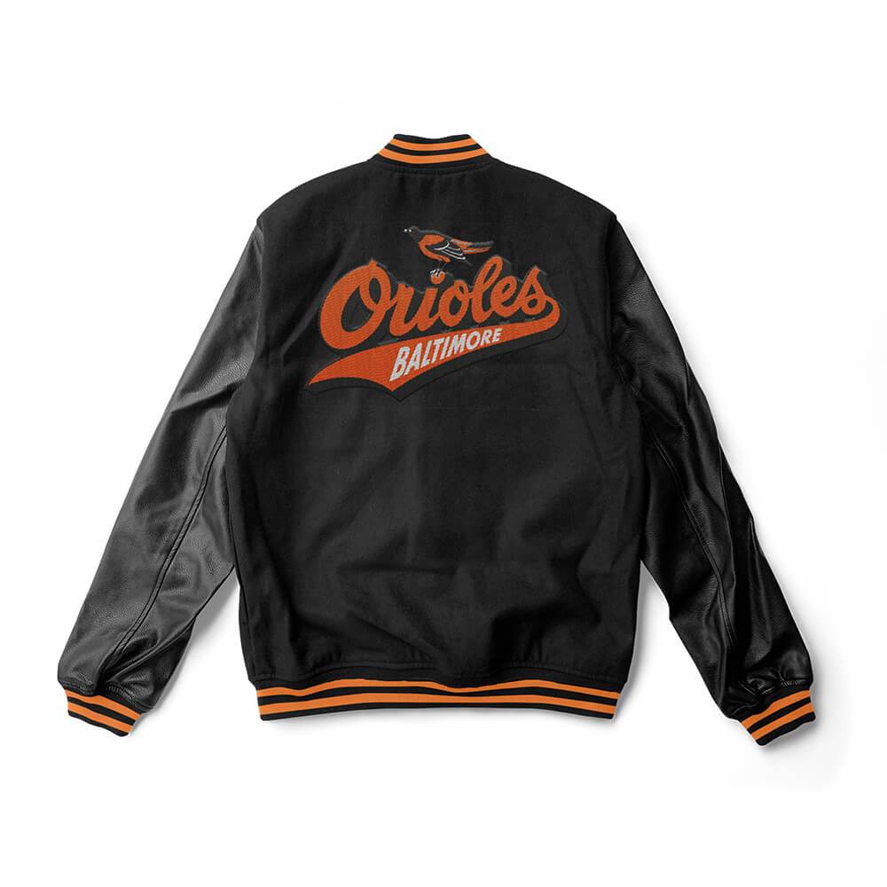 Baltimore Orioles Jacket Men 2XL Orange MLB Baseball Vintage 90s Starter  Satin