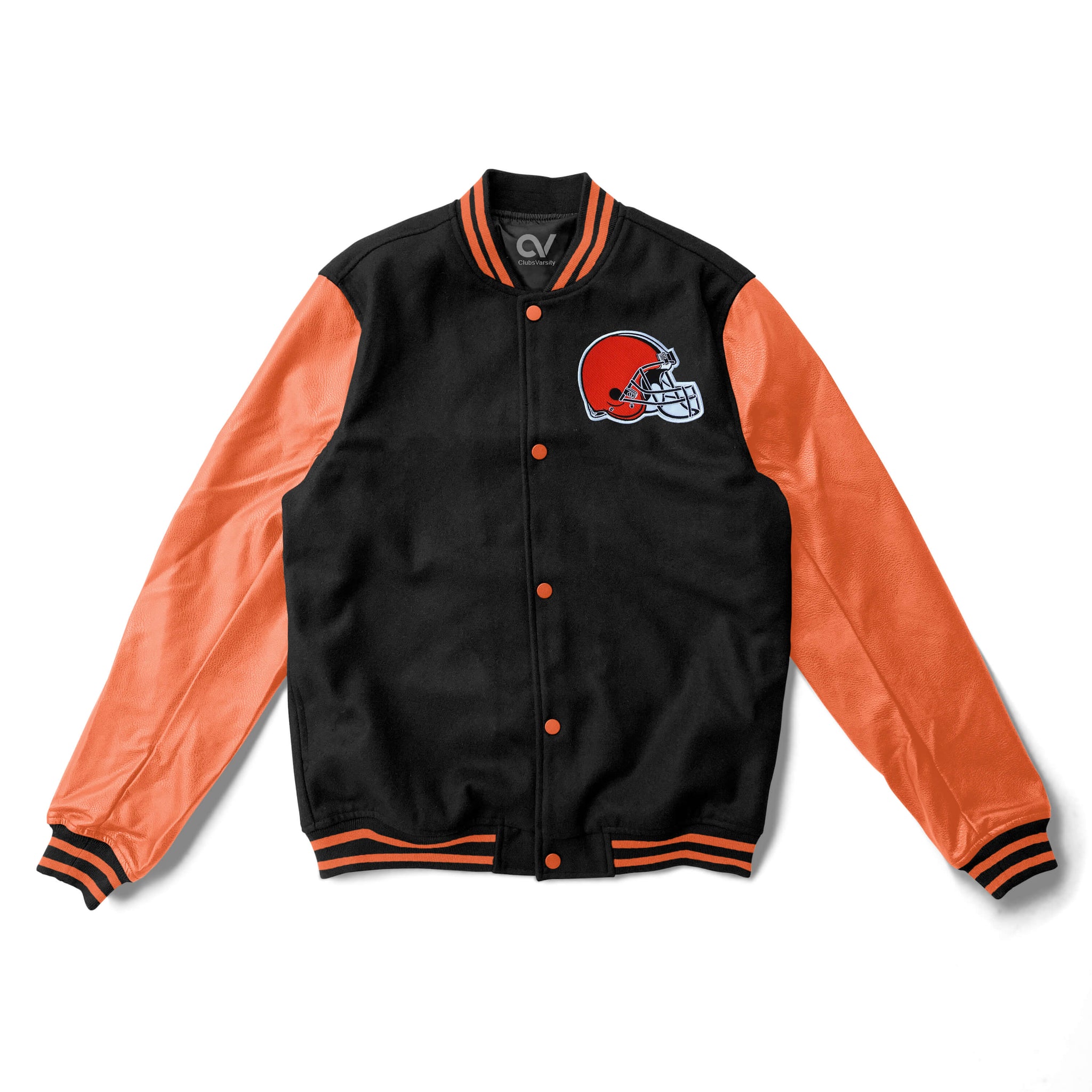 Cleveland Browns Starter Brown/Orange Varsity Jacket - NFL Letterman