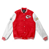 Kansas City Chiefs Varsity Jacket -  Super Bowl Champions - Red - NFL Letterman Jacket - Clubs Varsity - Clubsvarsity
