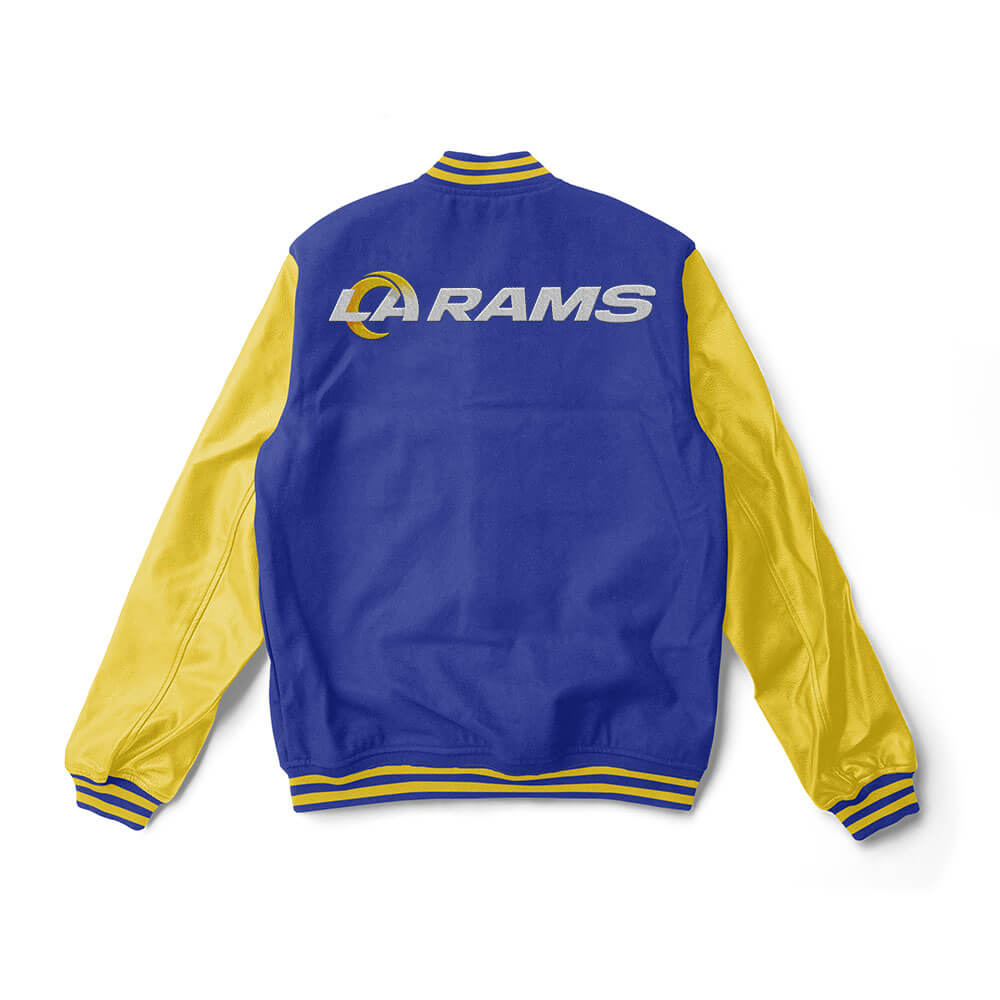 Nfl Los Angeles Rams Men's Varsity Letter Long Sleeve Crew Fleece  Sweatshirt : Target