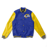 Los Angeles Rams Jacket, Rams Pullover, Los Angeles Varsity Jacket