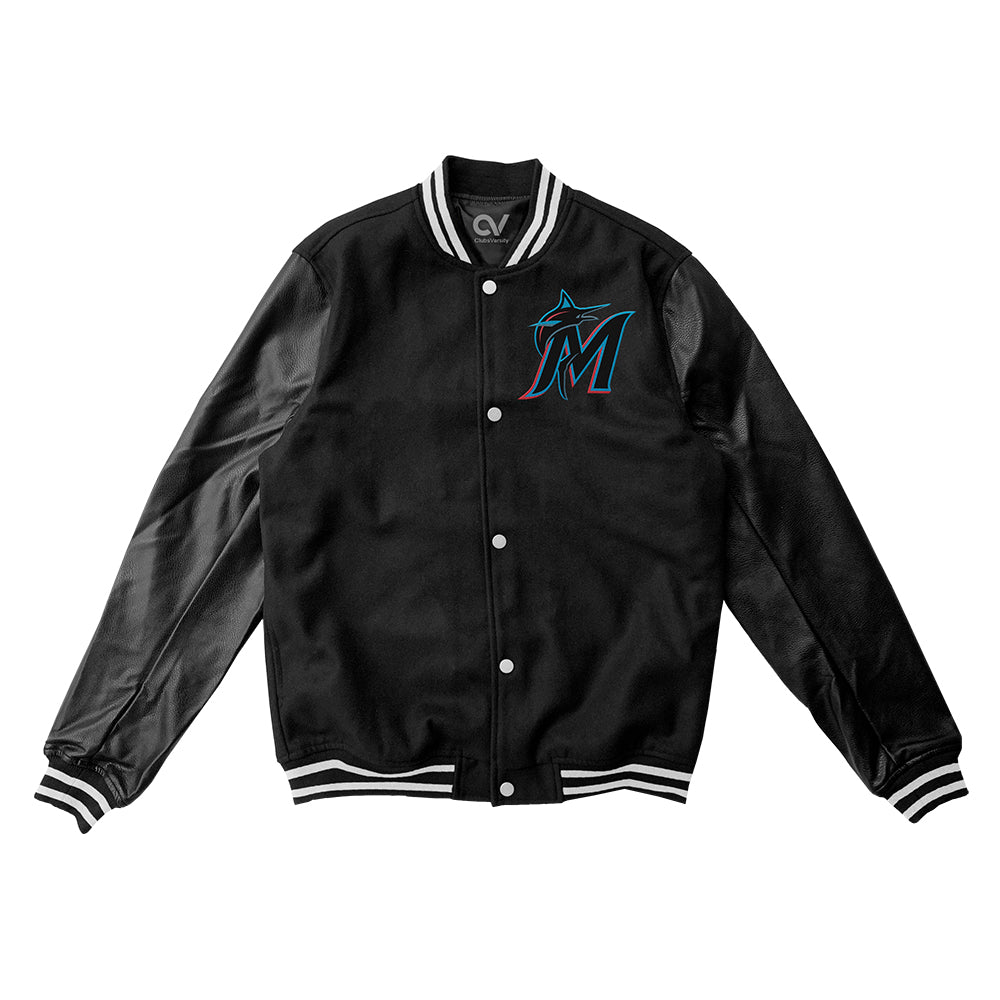 Miami Marlins MLB Varsity Jacket - MLB Varsity Jacket - Clubs Varsity