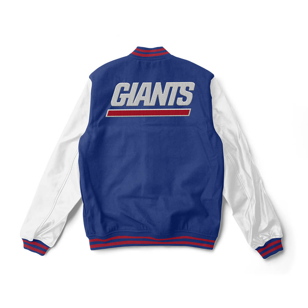NFL Team Apparel NY Giants Mens Size Large Full Zip Track Jacket Blue Red  White | eBay