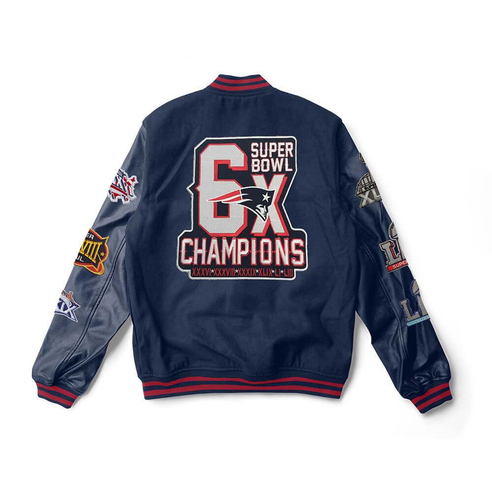 New England Patriots Varsity Jacket - Champions - NFL Letterman Jacket 3XL