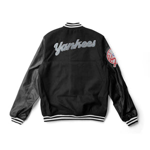 New York Yankees Black Varsity Jacket - MLB Varsity Jacket - Clubs Varsity