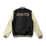 New Orleans Saints Varsity Jacket - NFL Letterman Jacket - Jack N Hoods - Clubsvarsity