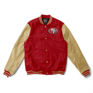 San Francisco 49ers Varsity Jacket - NFL Letterman Jacket - Clubs Varsity - Clubsvarsity