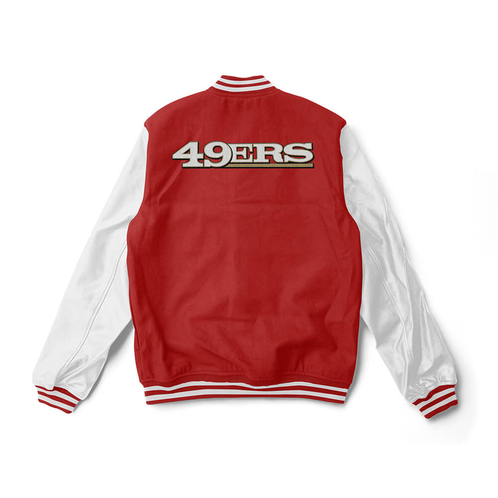 Ladies San Francisco 49ers Jacket, 49ers Pullover, San Francisco 49ers  Varsity Jackets, Fleece Jacket