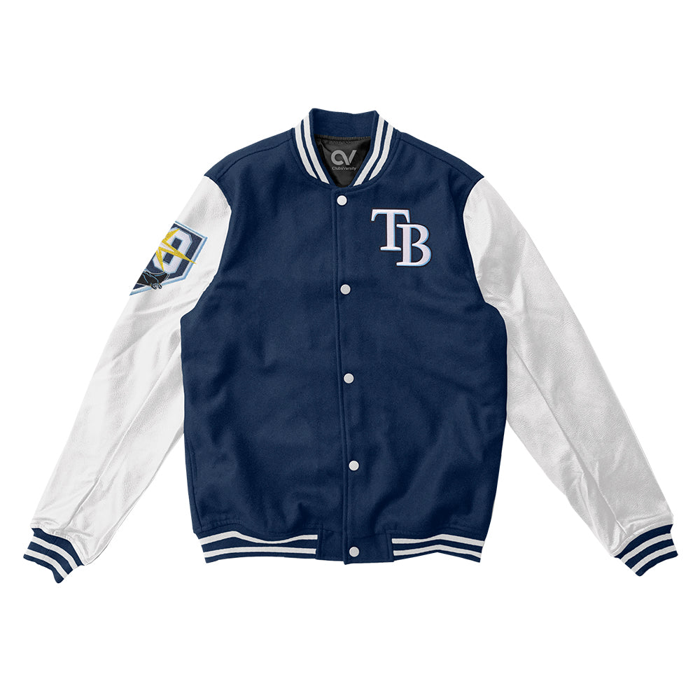 Tampa Bay Rays Varsity Jacket - MLB Varsity Jacket - Clubs Varsity, 3XS
