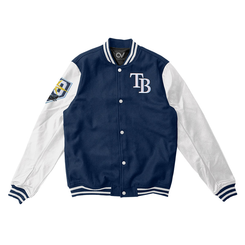 MLB Tampa Bay Rays Black Varsity Jacket - Jackets Masters